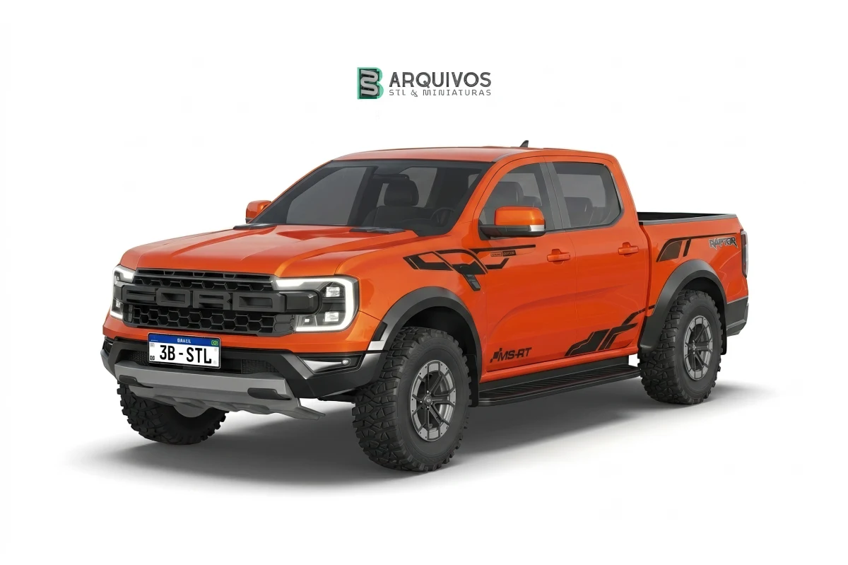 Modelo 3D STL - Ford Ranger Raptor 2023